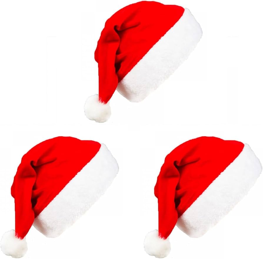 *　サンタクロース サンタ帽子 クリスマス 大人 子供3個　雰囲気　赤 Amazon | サンタクロース サンタ帽 大人 子供用 子ども