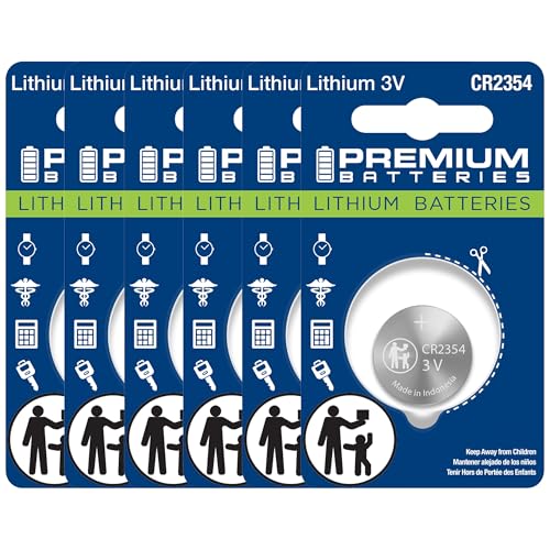 Premium Panasonic CR2354 Battery 3V Lithium Coin Cell - Japanese Engineered High Capacity Batteries (6 Pack)