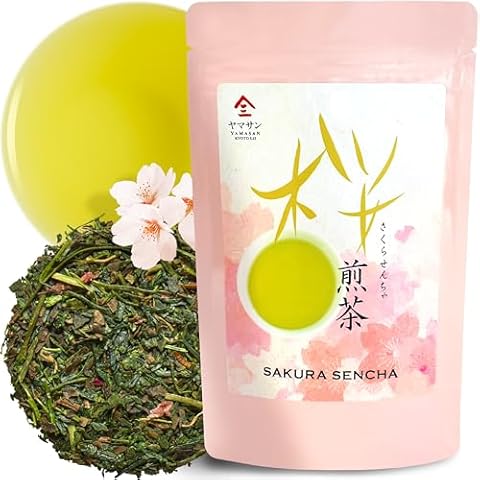 Sakura Green Tea Sencha with Cherry Blossom Cover