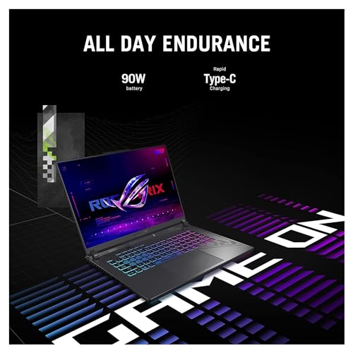 Image of ASUS ROG Strix G16 Gaming Laptop, 16 inch FHD Display, Intel Core i7-13650HX, 32 GB DDR5 RAM, 1 TB PCIe SSD, GeForce RTX 4060, Wi-Fi 6E, Windows 11 Home, Eclipse Gray