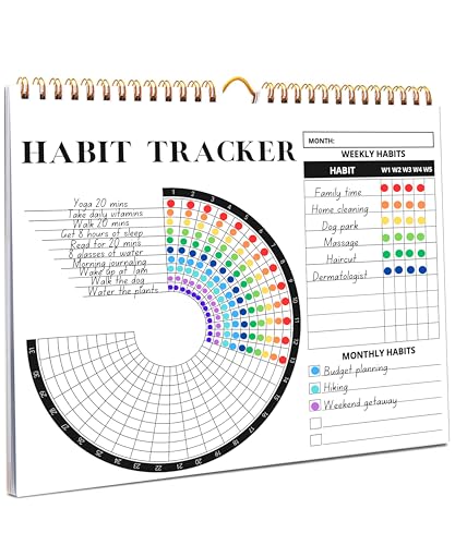 Lamare Habit Tracker Calendar – Premium Daily Habit Tracker Journal