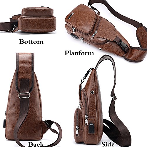 Sling Bags Chest Shoulder Crossbody Messenger Hiking Multipurpose Daypack Backpack3