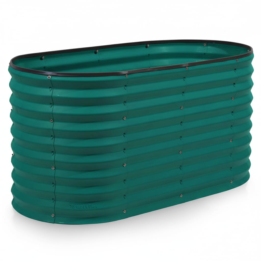 Galvanized Raised Garden Beds - Grow Vegetables & Flowers -11