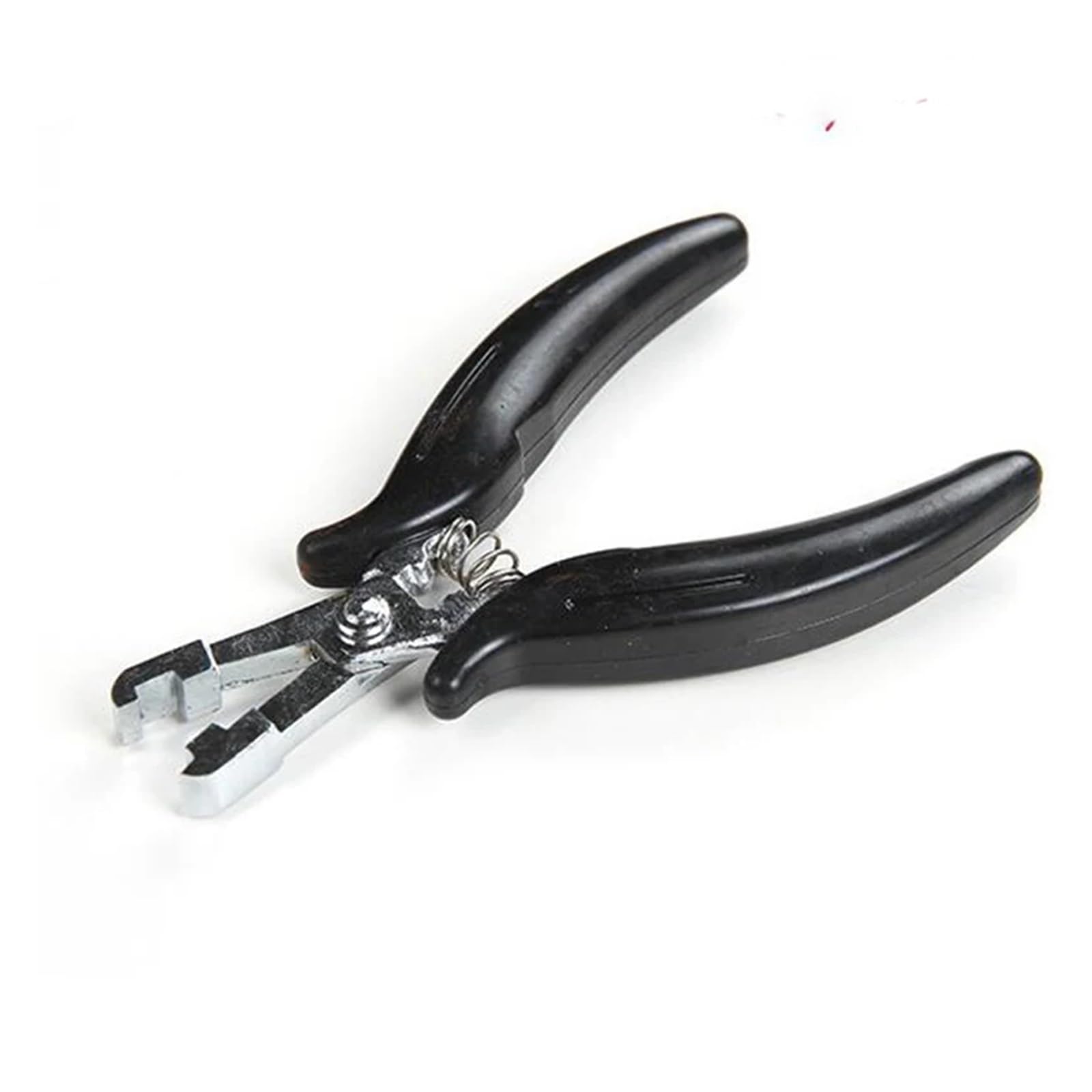Lizhayg 4Mm Hair Extension Pliers 1Pc Black Handle Stainless Hair Pliers For Hair Extension Tools Multi Functional Hair Extension Pliers(4Mm)