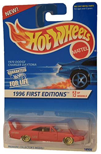 Hot Wheels Dodge Charger Daytona 1970 rojo miniatura 1