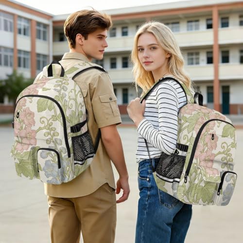 Mochilas de viaje con estampado floral William Morris para niños 7