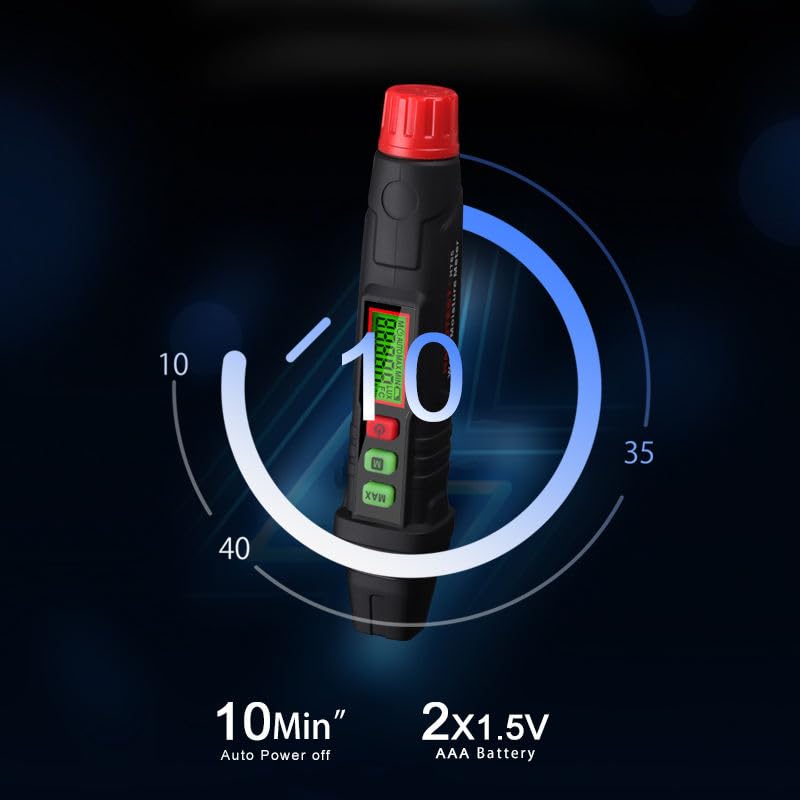 HABOTEST HT65 with 10 minute auto power off and 2x1.5V AAA battery indication