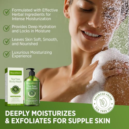 Image of Roycederm Tea Tree Body Wash 3 Pack