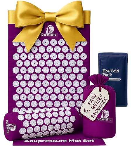 Acupressure Mat & Pillow Set - Acupressure Therapy for Back