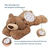 Doireum Weighted Stuffed Animals, 6.2 lbs Weighted Bear Stuffed Animal Toy Brown Bear Weighted Plush Animals Throw Pillow Gifts for Boys Girls, 29.5 inch #1