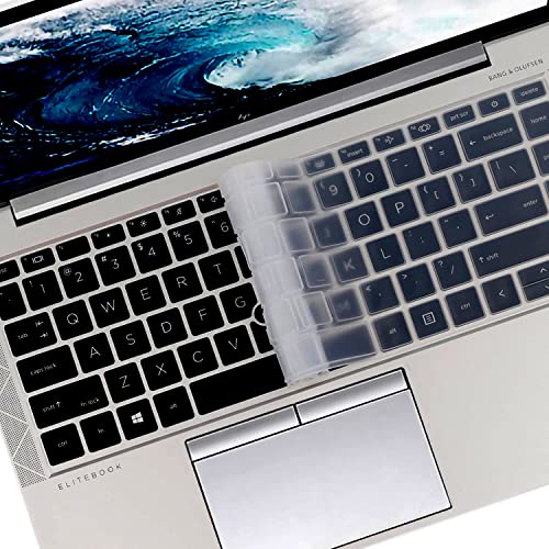 Image of Keyboard Cover for 14 Inch HP EliteBook 840 845 G7 G8 Laptop New Notebook PC Model Accessories Keyboard Protective Skin (Not fit New 840 845 G9 G10 G11)-Clear