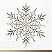 Winter Snowflake Foiled Party Napkins - 32 Count | Luxe Snowflake Design, 6.5