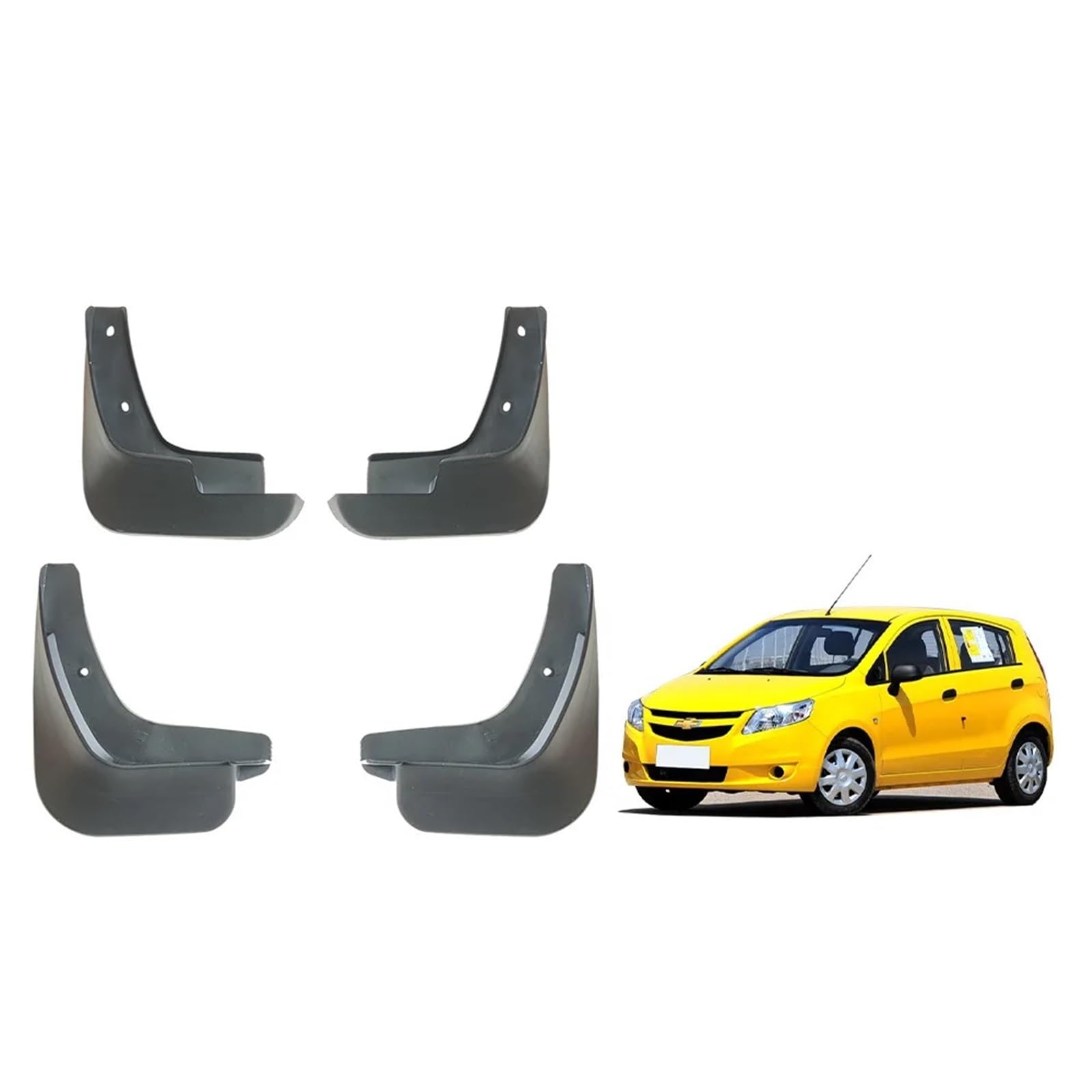 accessorypart Osłony przeciwbryzgowe Dla CHEVROLET SAIL 2010 błotniki przód tył osłony błotniki osłony akcesoria samochodowe