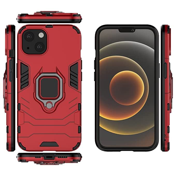 The Little Shop Defender Back Case Cover for iPhone 13 ||Military Grade Armor || Rotating Ring Holder and Kickstand in Built || Shock Proof Case (B0BGCLQYSQ) Amazon Price History, Amazon Price Tracker