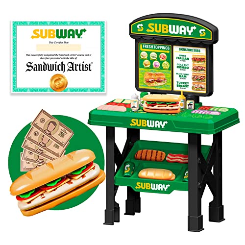 Official Subway Play Kitchen Toys Kitchen Set Kids Kitchen Playset | Kitchen Set for Kids Play Kitchen | Toy Kitchen Great Birthday & Christmas Learning Gift by World Tech Toys