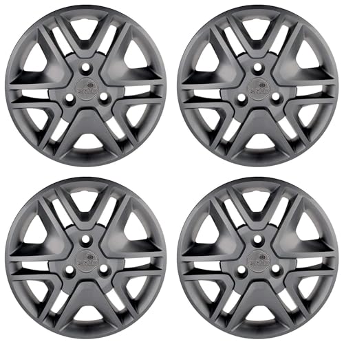 Calota Aro 14' cor Grafite Mod Kwid Intense 18/20 (Jogo c/ 4 Calotas) Grid - 877CP-GFT-E