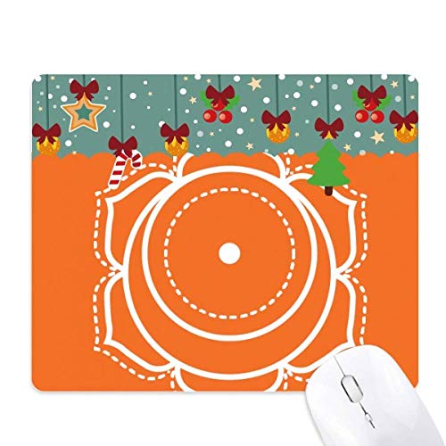 Tapis de souris totem antidérapant et précis avec motif cercle de fleur