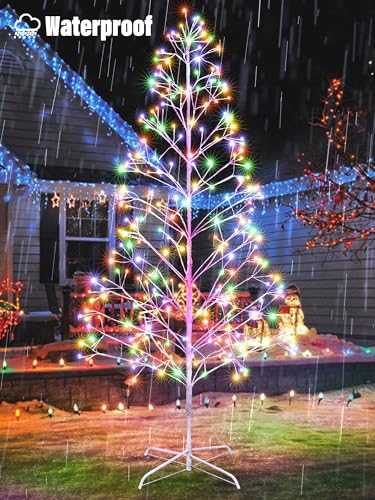 Joomer SSL0292-S-D-29V Christmas Tree Lights 7.6Ft 292Led Birch Tree Color Change Artificial Christmas Tree Lights thumb #4