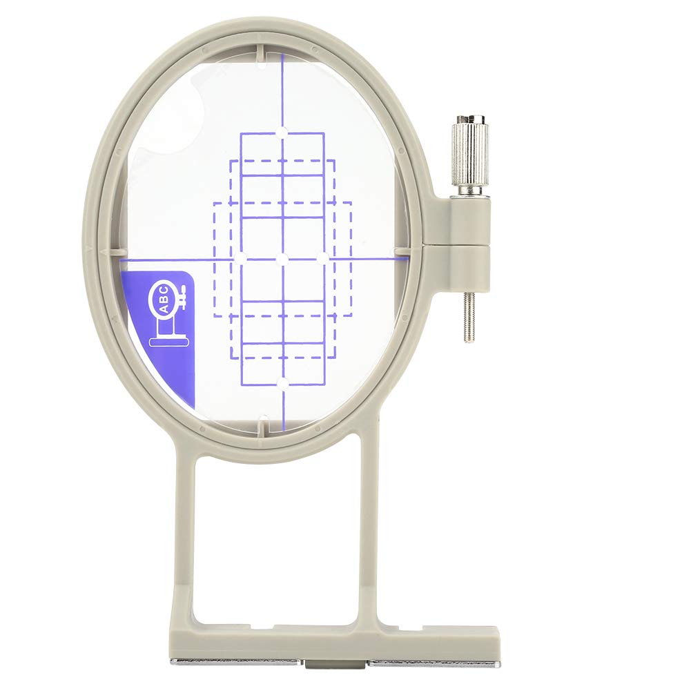 Luocute Juego de Aros de Bordado, Repuesto 4 en 1 con Tornillo de Ajuste y Rejilla Transparente, para PE700 PE770 PE780D Innovis 1250D Babylock Ellure Emore