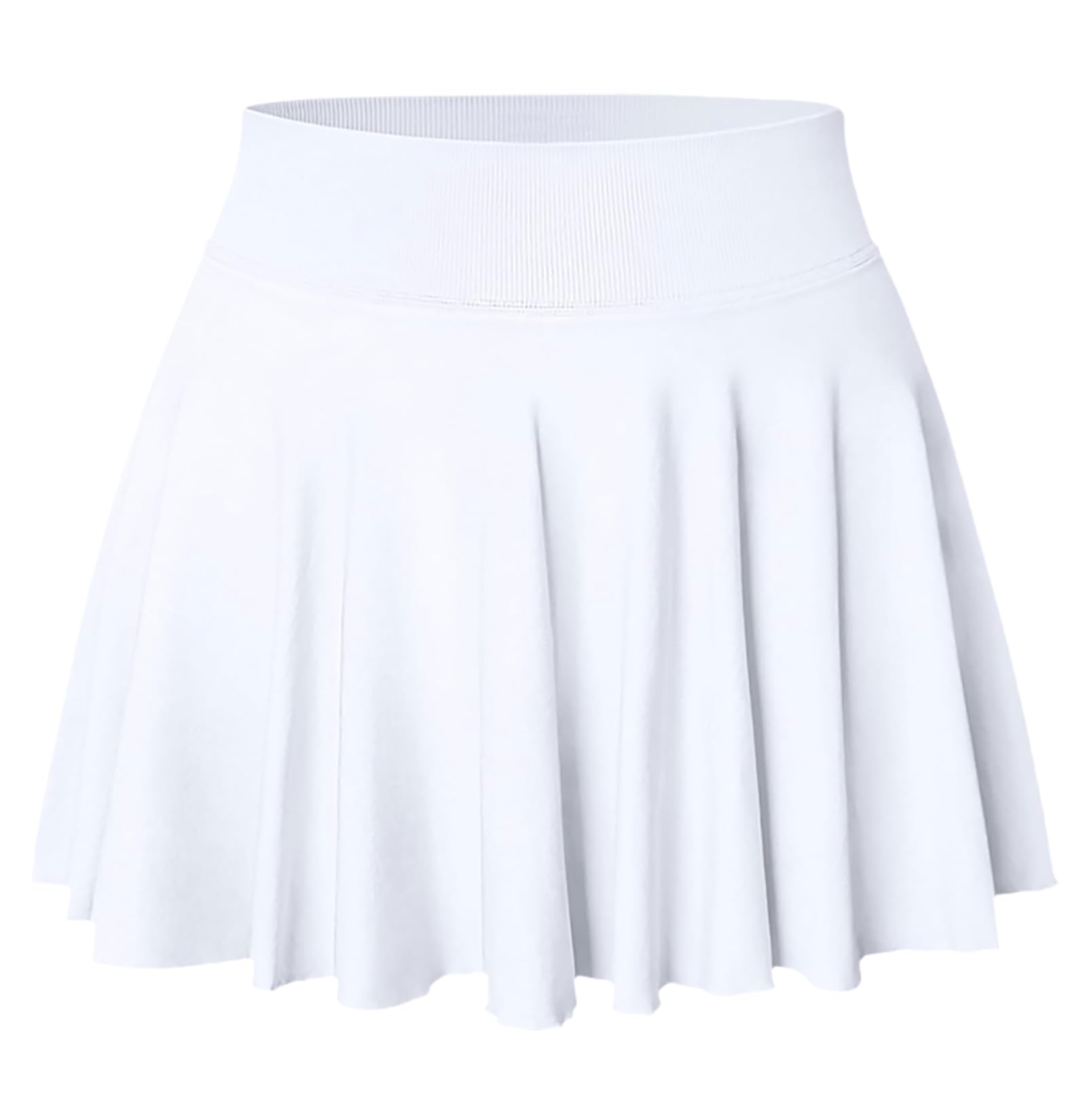 YOAKAKU Pleated Tennis Skater Skirts for Women with Pocket Shorts Flowy Golf Athletic Skort Sports Mini Skirt