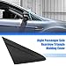 X AUTOHAUX Front Right Mirror Corner Triangle Fender Cover Rearview Triangle Trim Panel for Ford Escape 2013-2019 CJ54-S16004AD5JA6