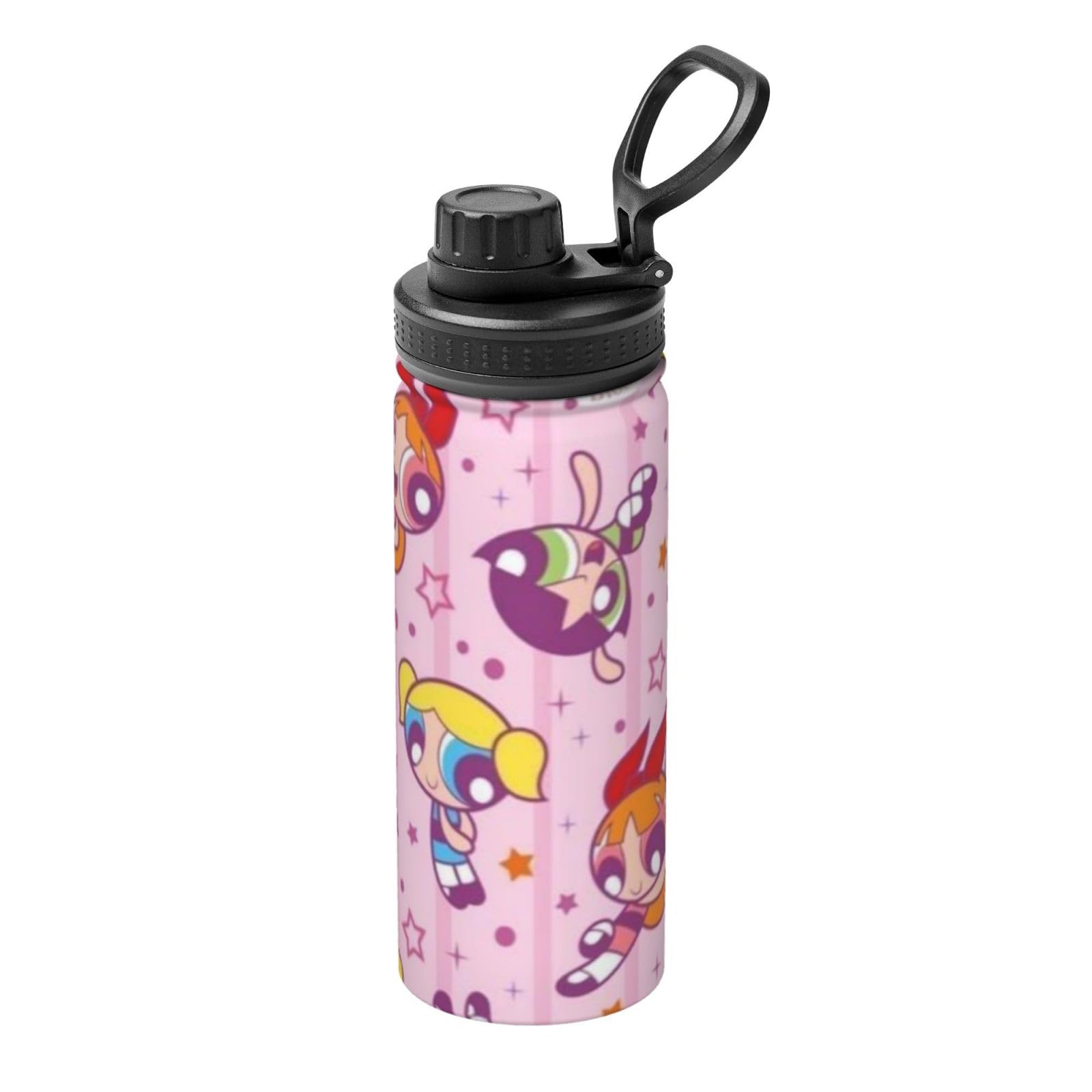 奈雪の茶 × パワーパフガールズ コラボ 保温ボトル600ml 海外限定 奈雪の茶 × パワーパフガールズ コラボ 保温ボトル600ml 海外限定