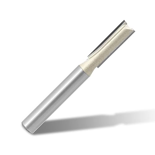 Broca de enrutador de corte recto 12 "de diámetro. Broca de enrutador recto de 2 flautas con broca de enrutador con punta de carburo de vástago de