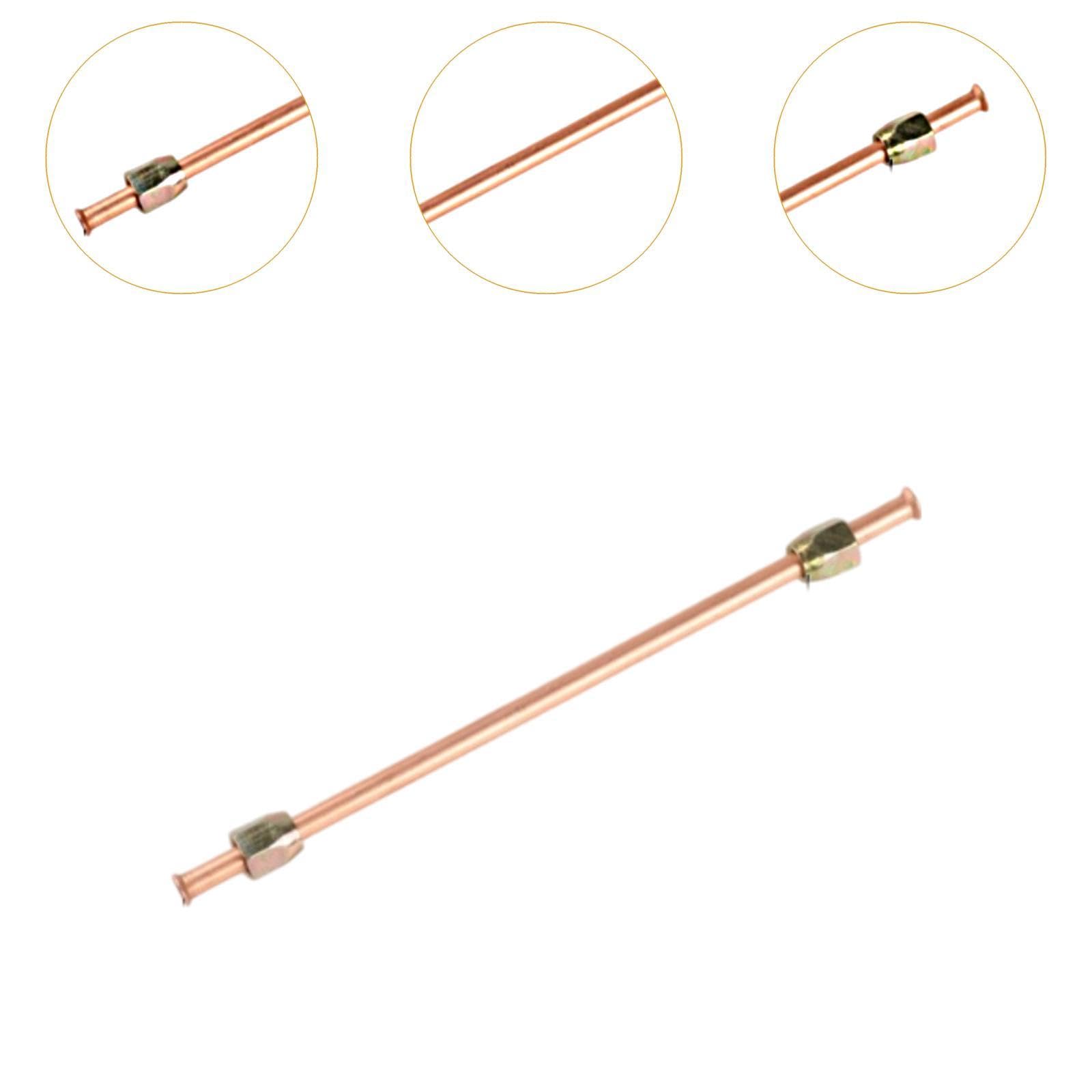 Generic Air Compressor Exhaust Tube – 28cm Bendable Aluminum Unloader Tube Kit With Copper Screws, Fits Oil-Free Silent Compressors