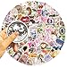 100PCS Vintage Coquette Stickers, Cute Waterproof Aesthetic Sticker, Y2K Retro Stickers for Water Bottles Laptop Scrapbook Journal Guitar Skateboard Party Favors(Pink&Y2k)