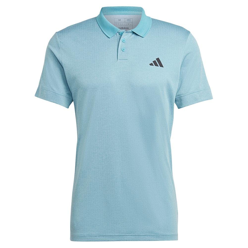 adidas Freelift - Polo da tennis da uomo, colore: Blu