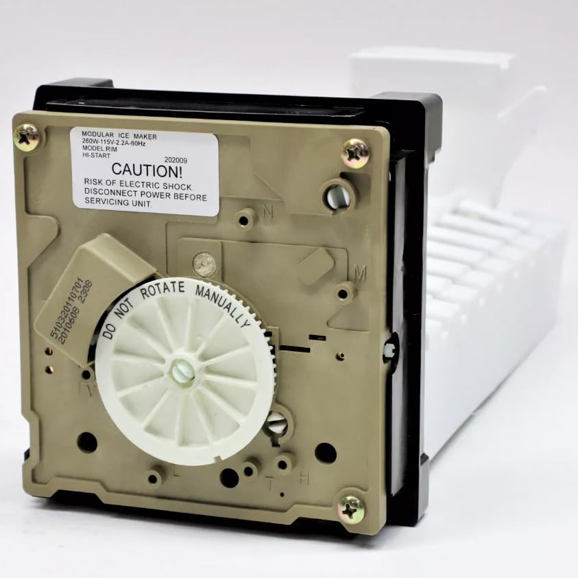 Refrigerator Ice Maker Assembly Replaces for Whirlpool GI6FDRXXY01 GI6SDRXXY06 WRX735SDHV03 WRX735SDHZ04 GI6FDRXXB00 WRF555SDFZ11 WRX735SDBE01 MFI2665XEM5 7GI5FSAXVY4 WRX735SDHB03 GI6SDRXXQ02