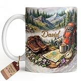 ALMAGEMSUS Personalized Camping Mug Personalized Name,...