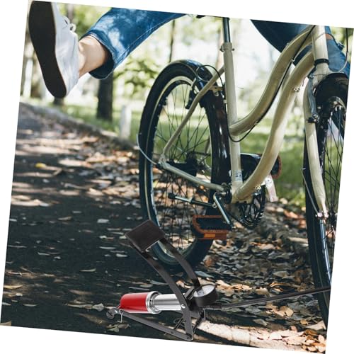 Bomba de neumáticos portátil de hierro para inflar ruedas de bicicleta y moto 6