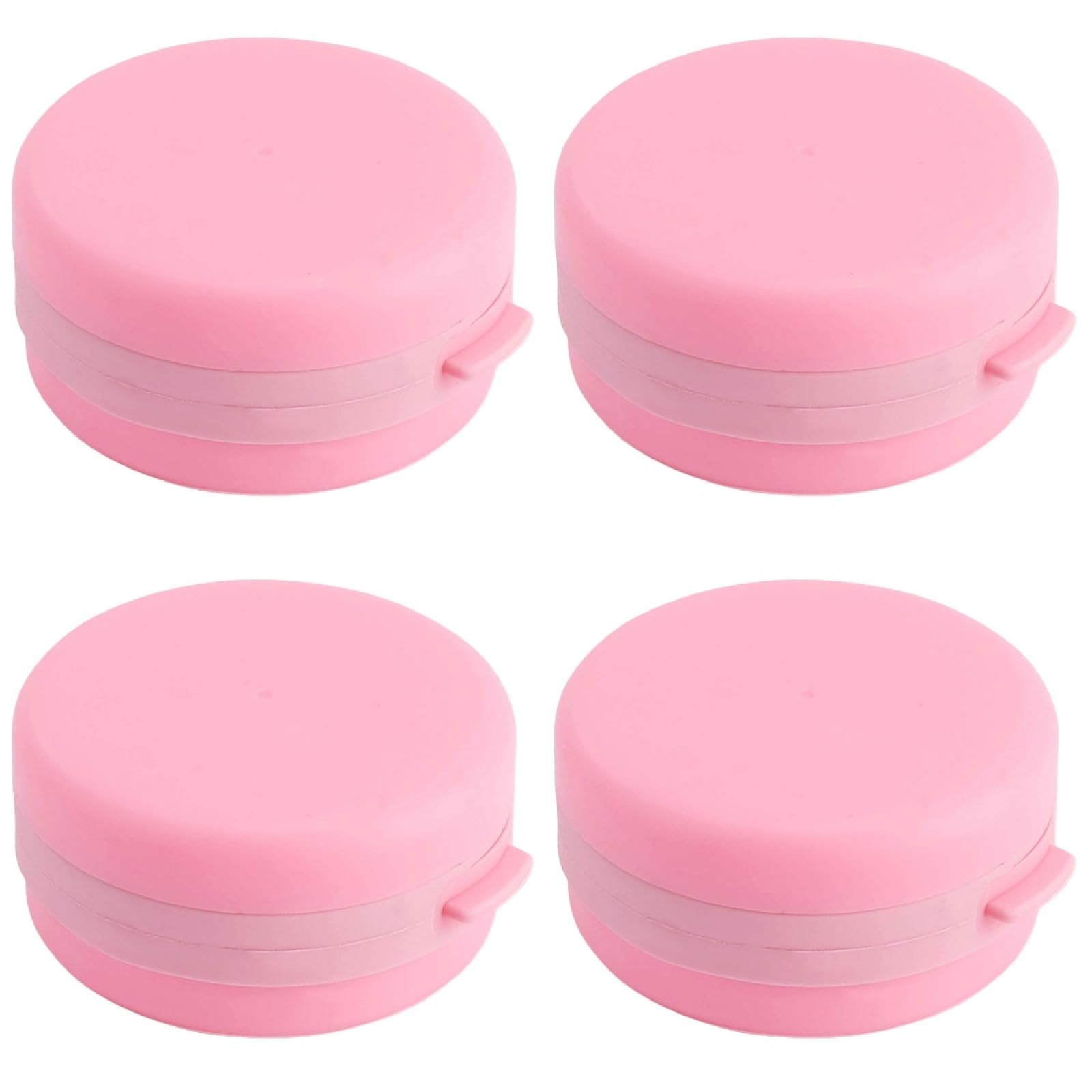 DOITOOL 4 Pezzi Spazzola Da Bagno in Silicone Spazzola per Rotonda Spazzola per La Pulizia a Setole Morbide Massaggiatore Cuoio Capelluto Spazzola Lavatesta Lavasciuga per Il Corpo