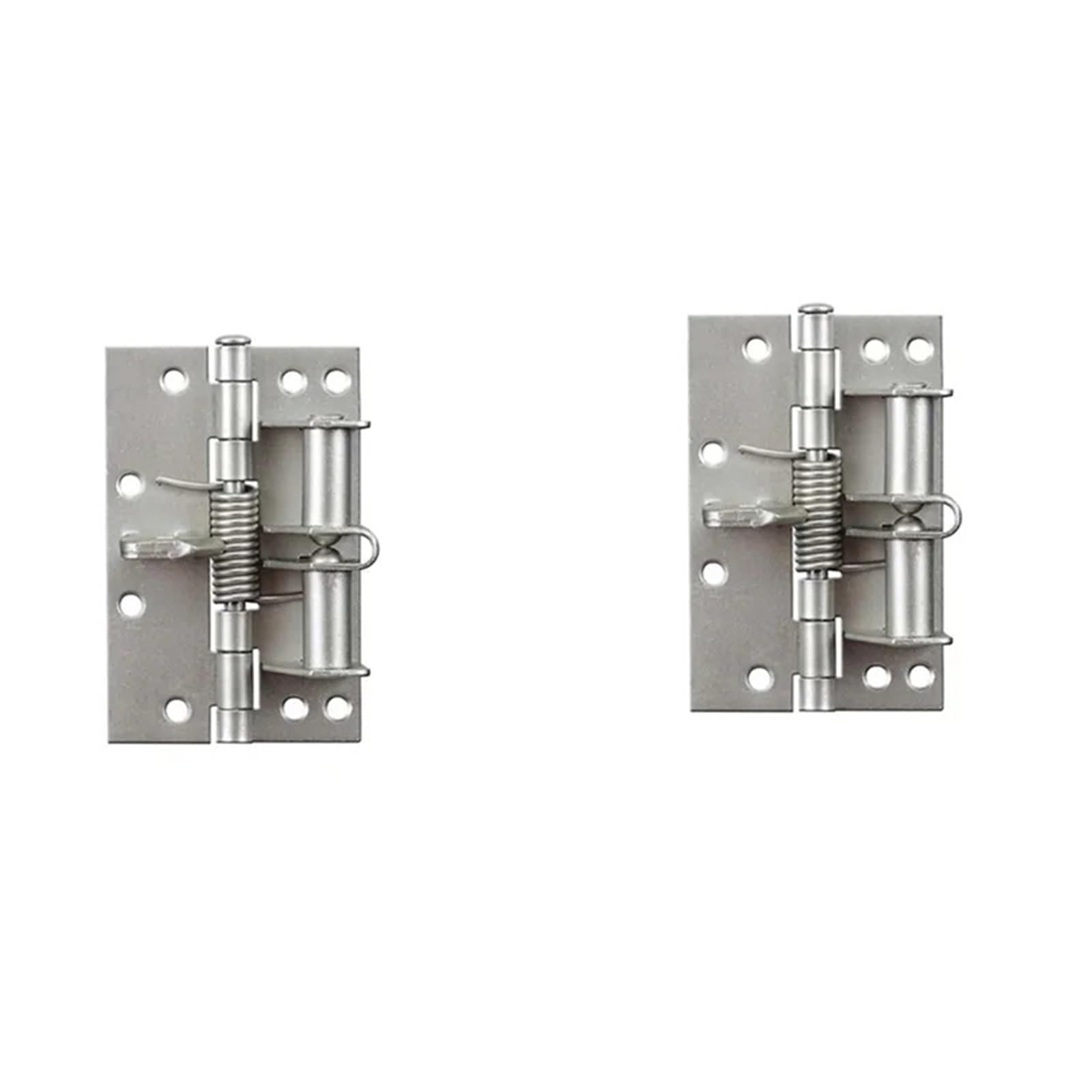 4pcs Automatic Door Closer Hinges for Cabinet Wardrobe Multi-Function Detachable Spring for Gates