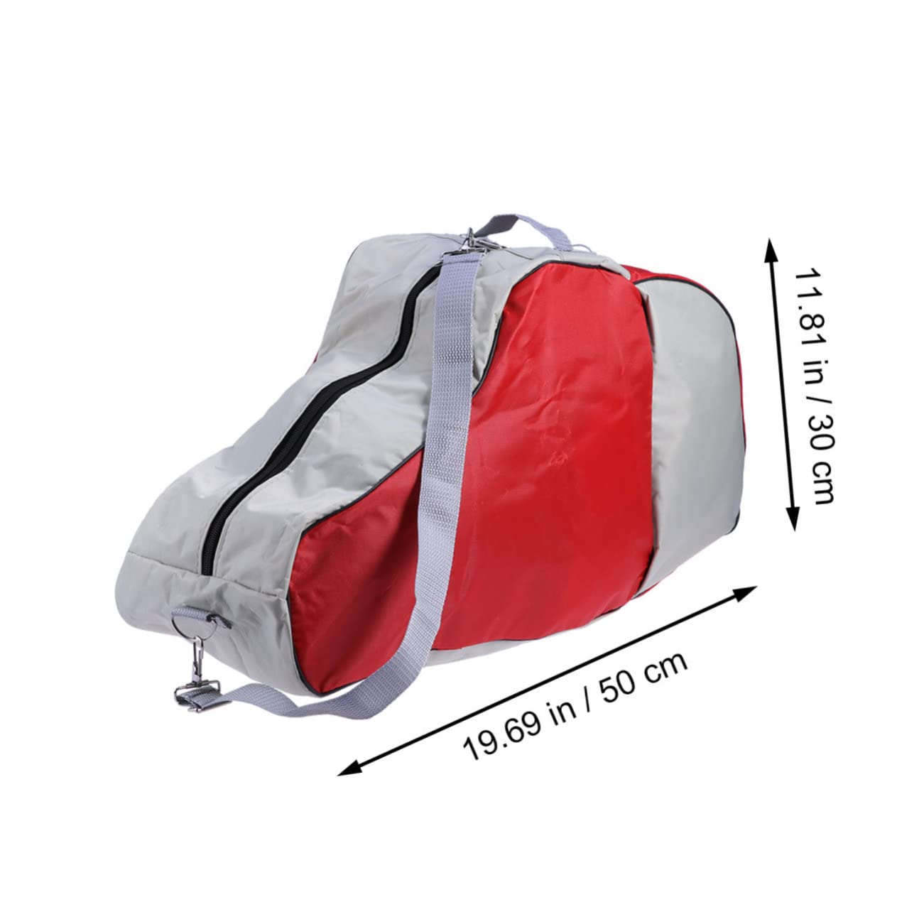 VICASKY Skate Bag Tote Oxford Roller Skating Carrying Case Red Heavy Duty Skates Shoulder Strap Adjust Large Compartment