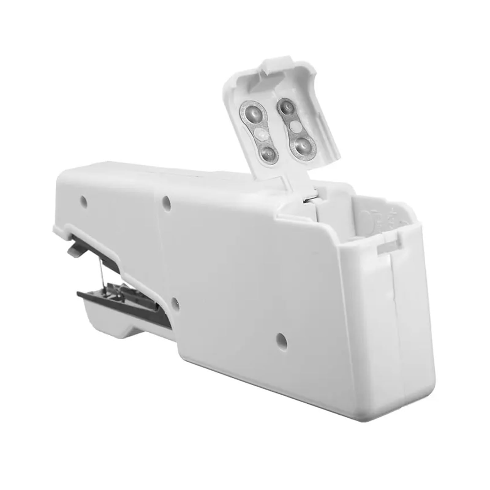 Mini Macchina da Cucire elettrica Portatile + infila ago, Aghi Extra, Bobine, Filo per Tessuti Domestici, Potente, silenziosa e Stabile.
