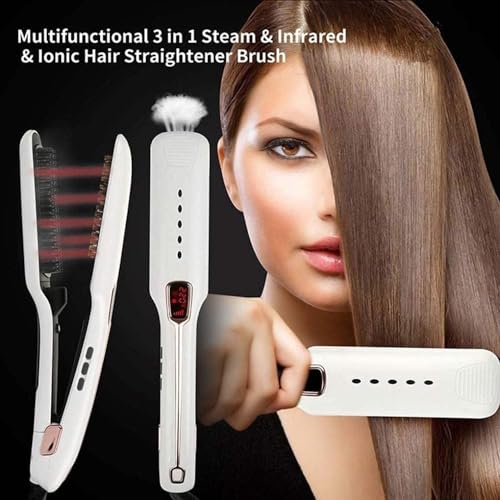 Plancha de Pelo Profesional de Vapor con Luz Infrarroja para Alisado y Estilizado miniatura 2