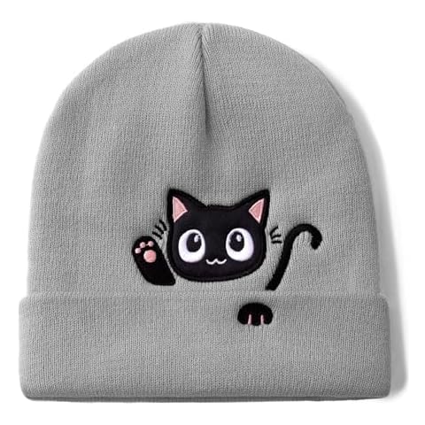 GoxRunx Cute Cat Beanie Hat Cover