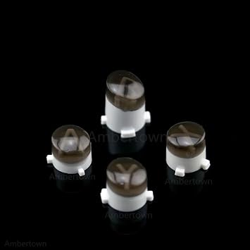 Bullet Buttons ABXY Mod Kit Levers Joystick for Xbox One Controll Replacement Clear Gray