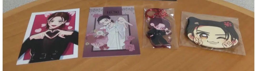 Amazon.co.jp: INI 松田迅 キーホルダー 缶バッジ イラストカード