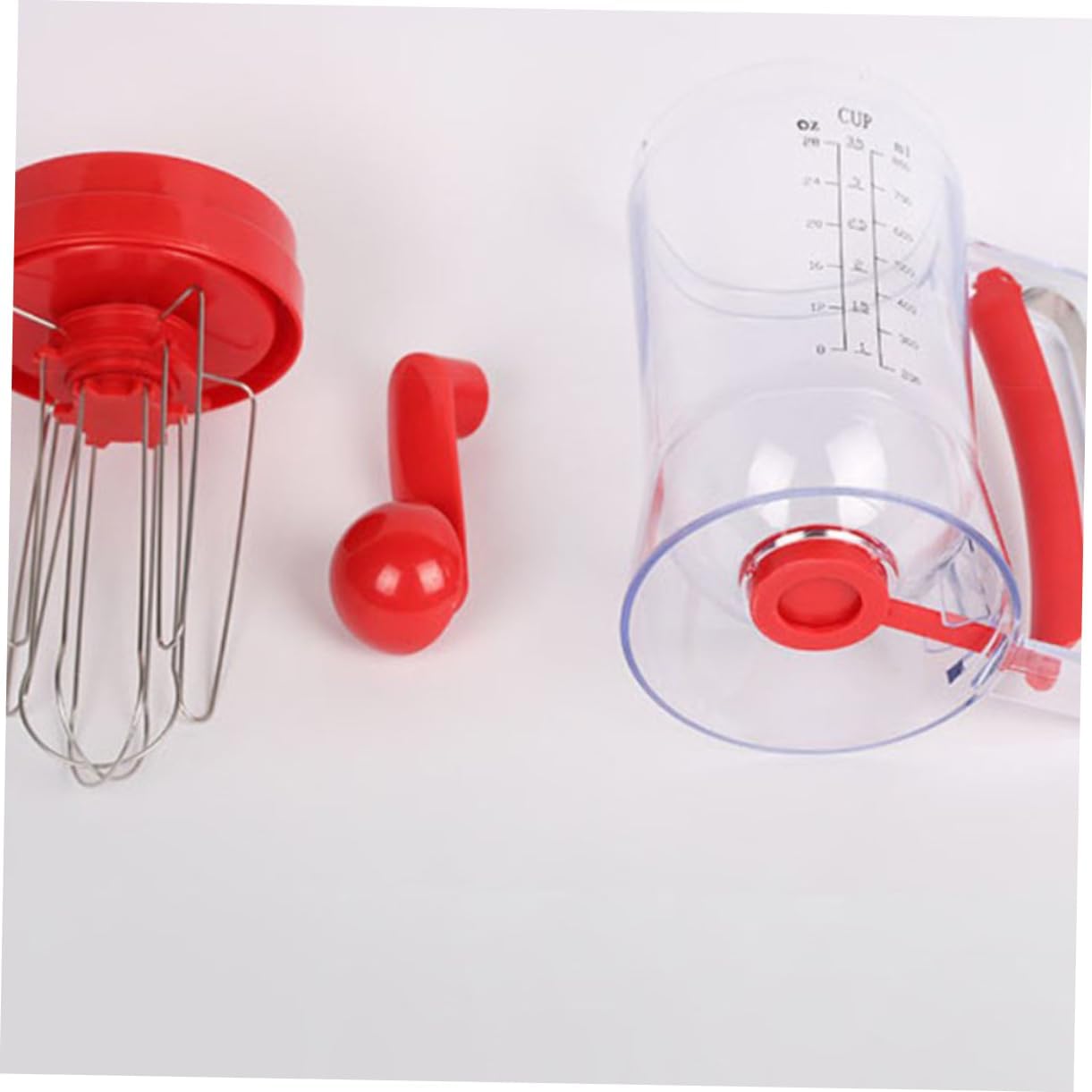 Zerodeko Ergonomic Handle Batter Dispenser Dough Dispenser for Cake Easy Clean Mixing Cupcake Funnel