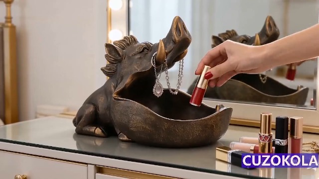 Amazon.com: CUZOKOLA Large Funny Wild Boar Figurine Animal Candy