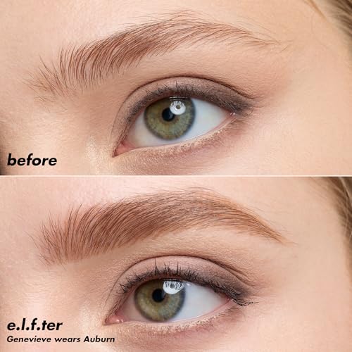 Image of e.l.f. Holy Strokes Micro-Fine Brow Pen, For Natural-Looking Eyebrows, Long-Lasting, Easy-To-Use, Waterproof, Smudge-Resistant, Vegan & Cruelty-Free, Auburn