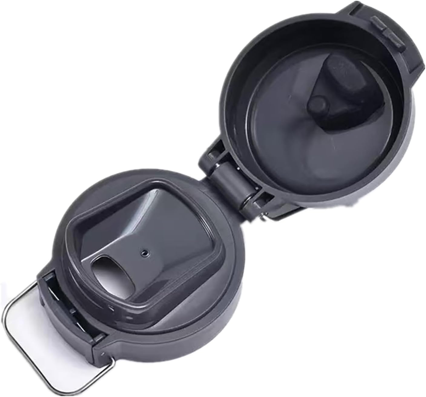 Ersatzdeckel, kompatibel mit Stanley Quick Flip Go 680 ml, 1020 g (nur ), obere Abdeckung mit Trageschlaufe, Zubehör, automatischer Klappdeckel, Ersatz für Reisen, Schwarz