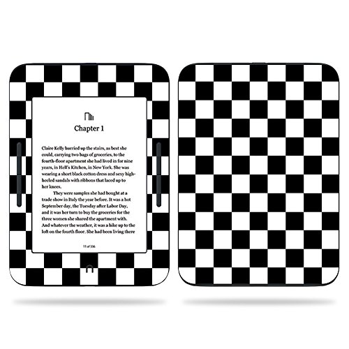 MightySkins Skin Compatible with Barnes & Noble Nook GlowLight 3 (2017) - Check | Protective, Durable, and Unique Vinyl Decal wrap Cover | Easy to Apply, Remove, and Change Styles | Made in The USA