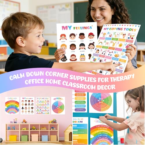 Save $3.49 on 9-Pack Mental Health Calming Posters for Kids - Image 4