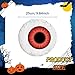 Colaxi Halloween Paper Lantern Hanging Decoration Eyeball for Atmosphere Halloween Decoration for Theme Parties Festive, Red