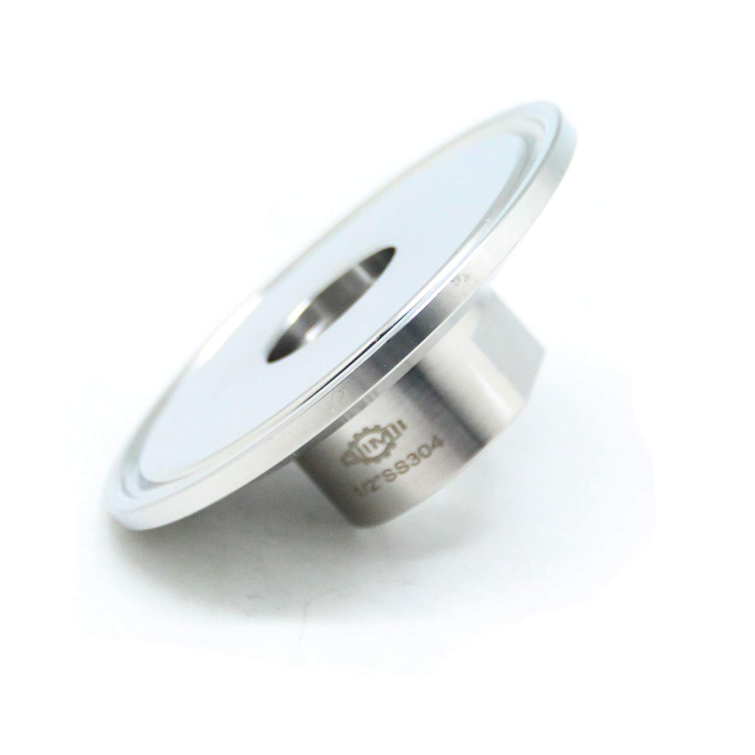QiiMii Edelstahl-Klemme 304 – 2 Stück, 5,1 Cm Einzelstift, Für Tri-Clover Anschlüsse, Inkl. Silikondichtung