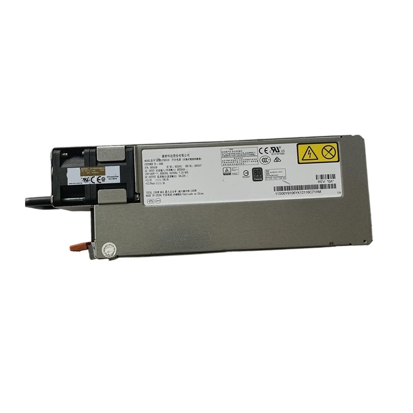 Alimentation FSE018 1300W N33501L 00Y9107 94Y8177 x3650 M5